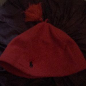 Brand New Red Polo By Ralph Lauren Winter Hat
